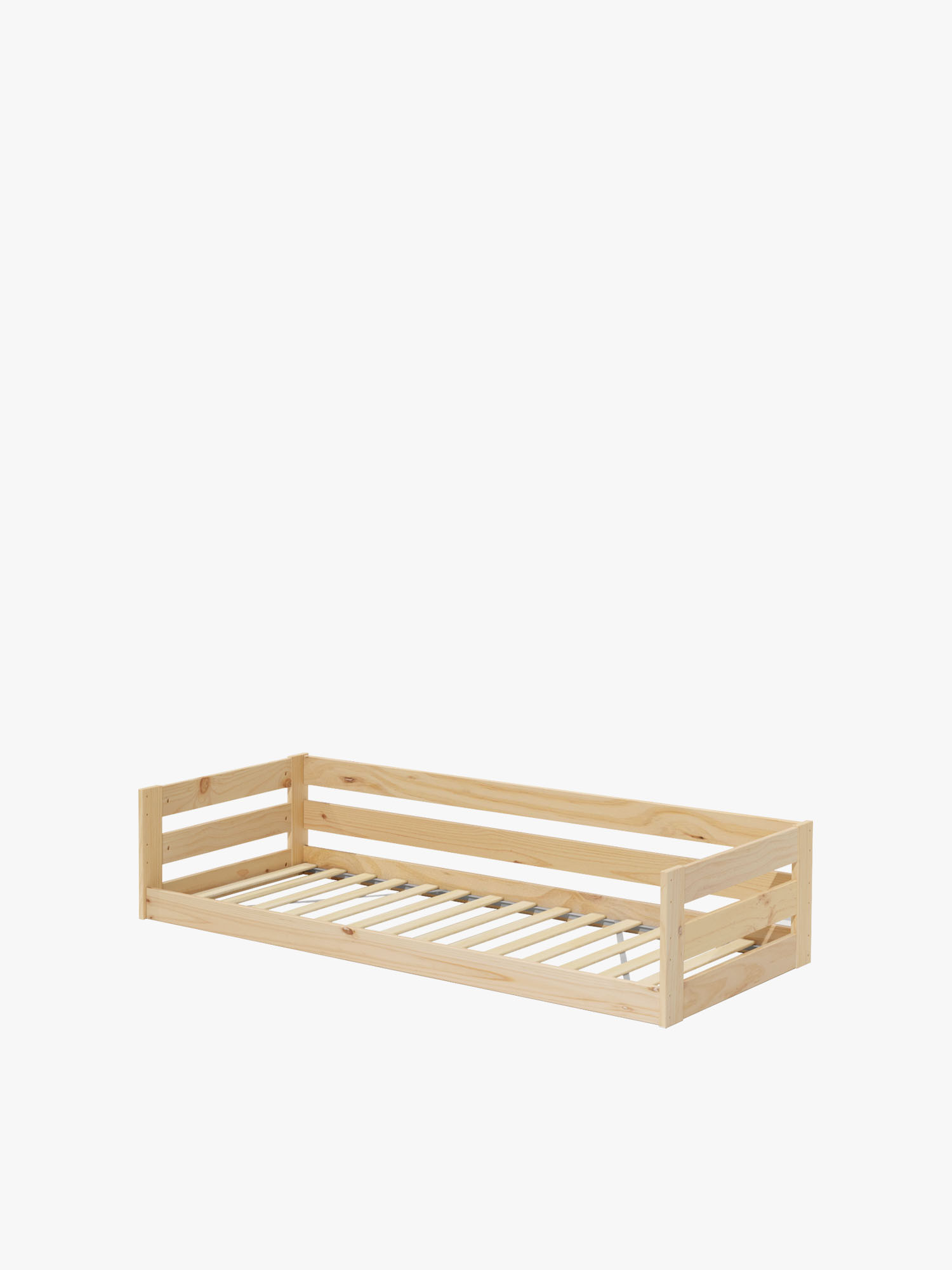 Letto Montessori per bambini 80 in legno naturale | LUFE