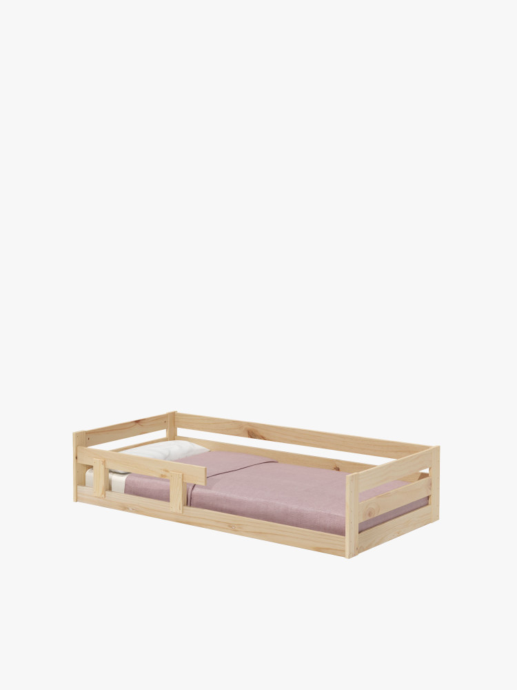 Letto Montessori per bambini 105 in legno di pino | LUFE