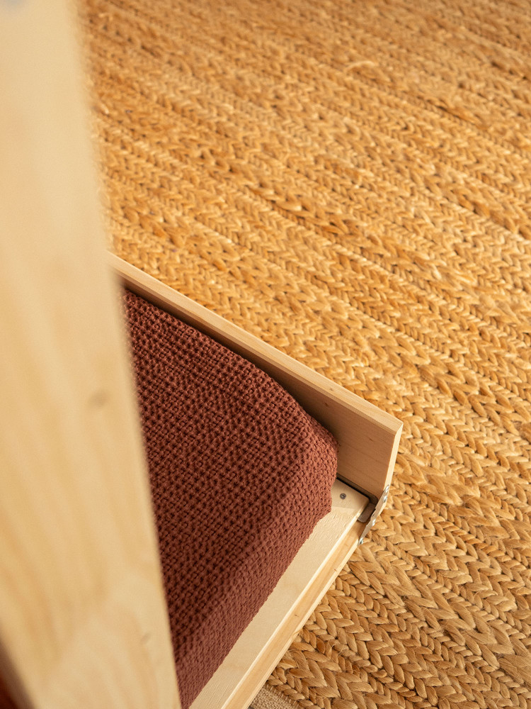 Arrastre nido 80 cm en madera para cama individual | LUFE 2