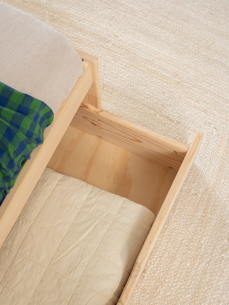 Cajón de almacenaje fondo 90 cm de madera | LUFE 2