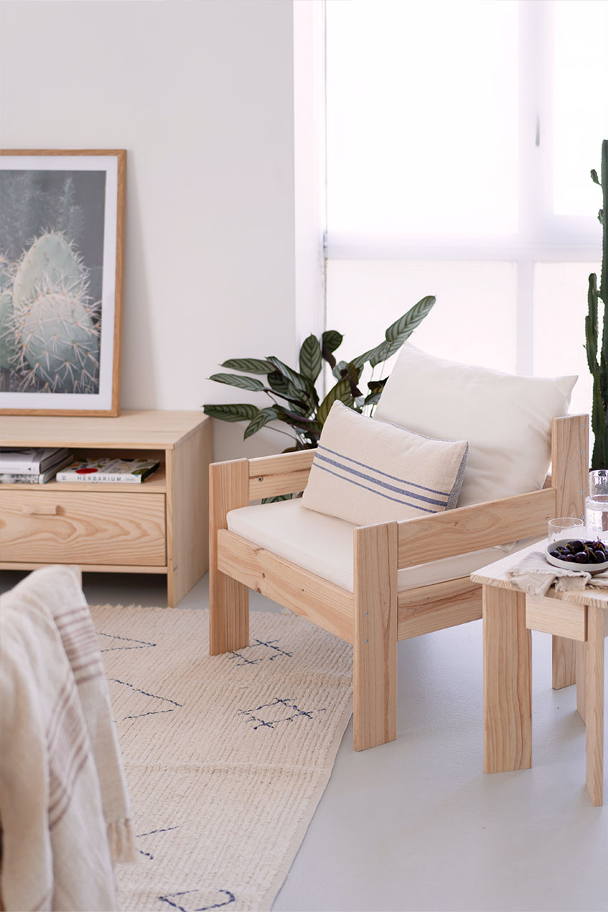 OREKA sillón modular con 2 brazos