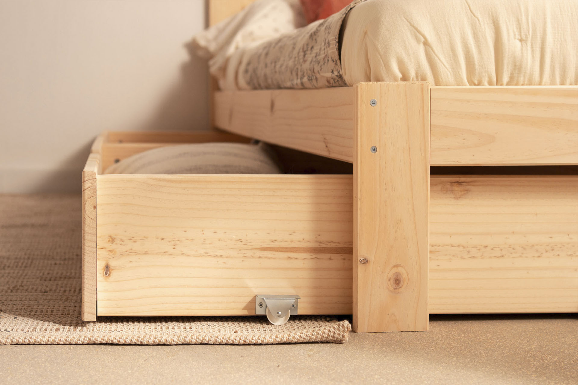 TESTA cama individual 90 con 2 cajones