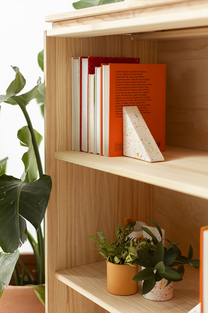 Imagen de ambiente 4 para:Estantería librería de madera ecológica