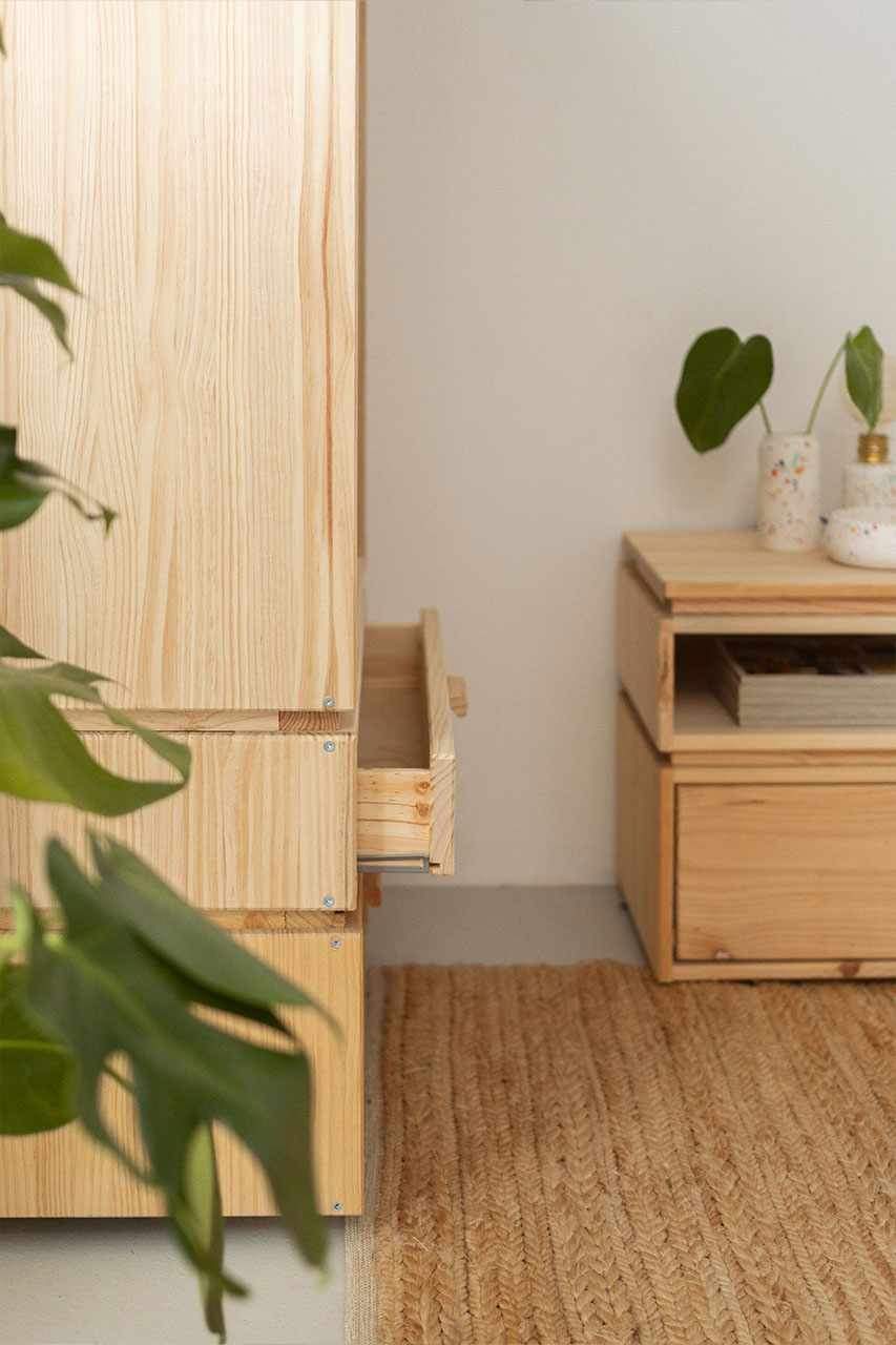 Imagen de ambiente 3 para:Estantería librería con cajones