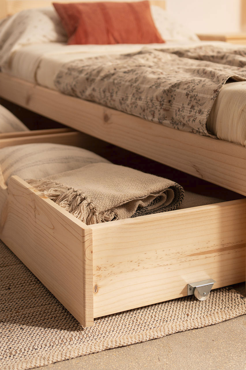 TESTA cama individual 90 con 2 cajones