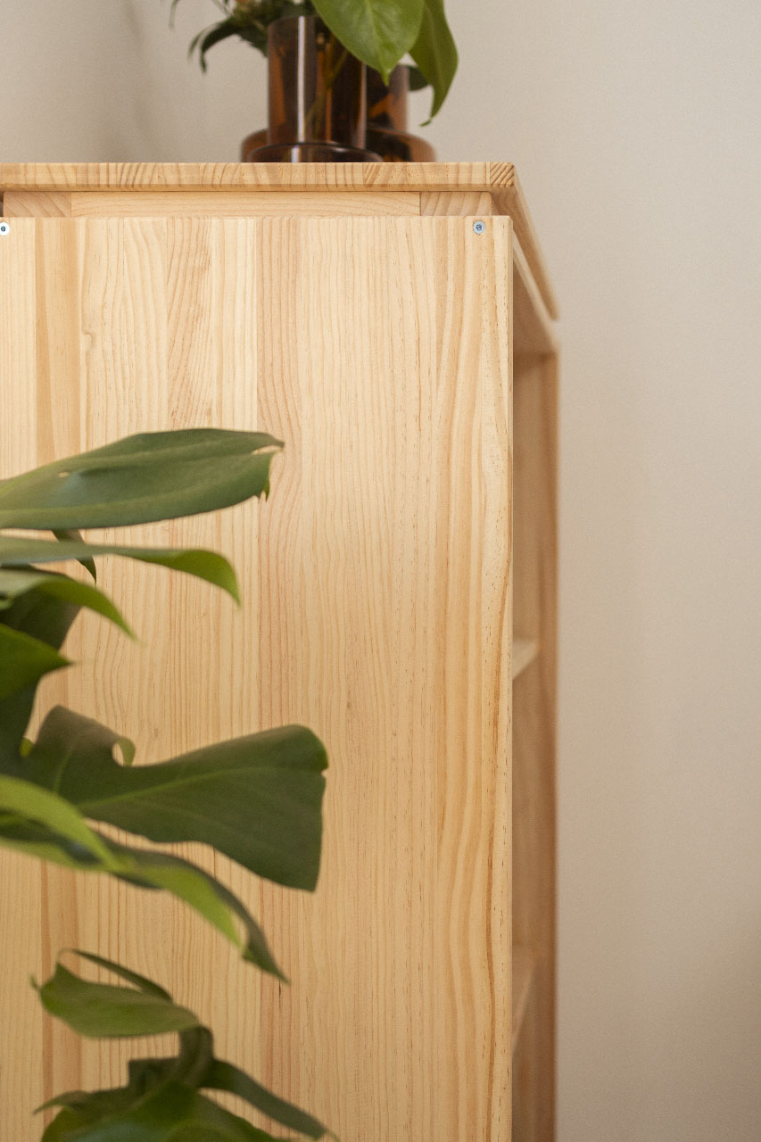 Imagen de ambiente 4 para:Estantería librería de madera de pino