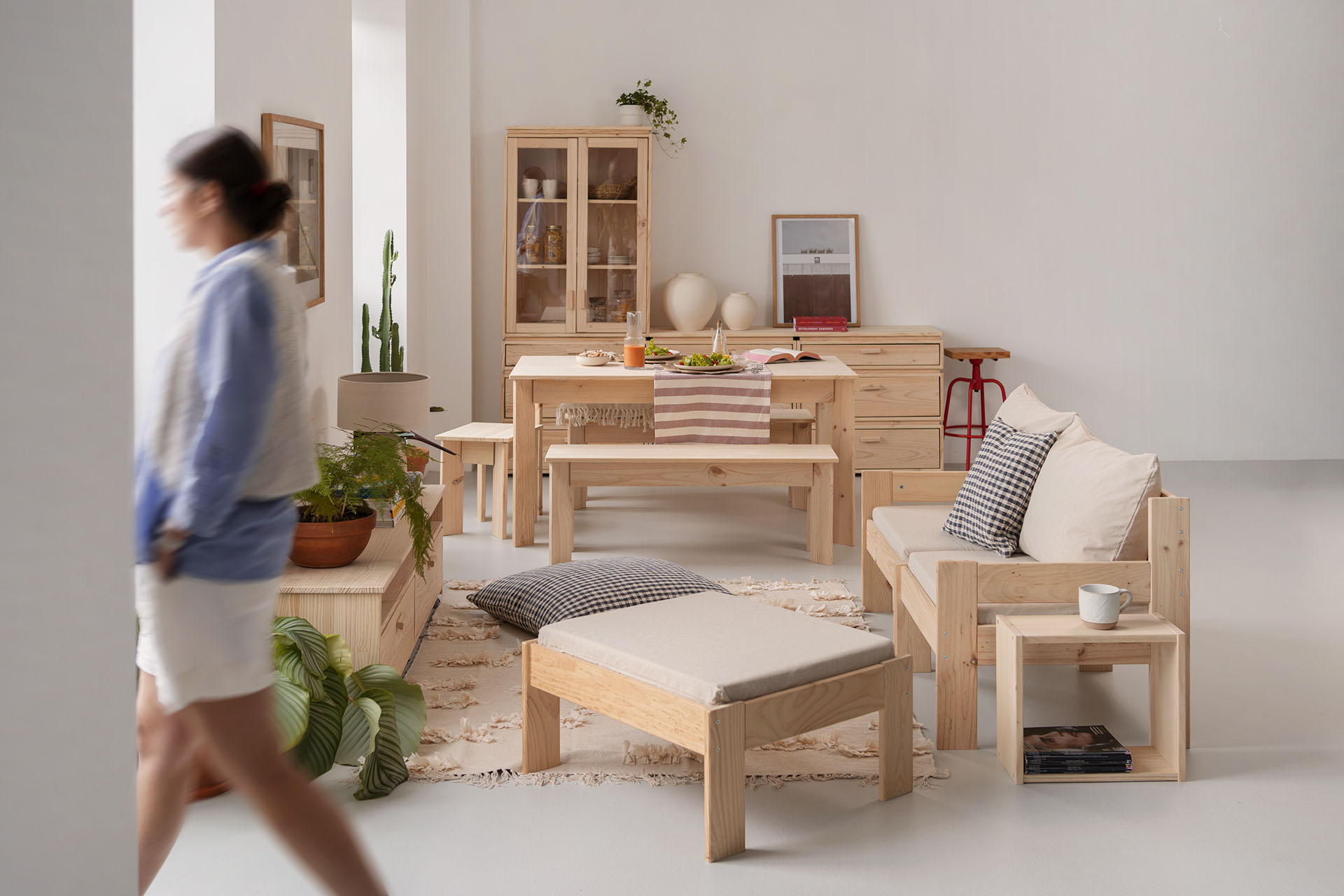 OREKA conjunto sofá modular 2 plazas